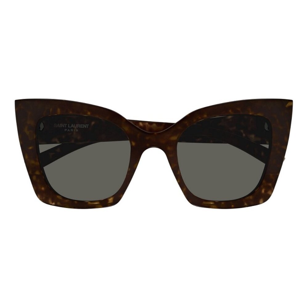 NEW SAINT LAURENT CAT EYE SUNGLASSES SL552 008 HAVANA WOMEN SL 552 008 EYEWEAR - Picture 2 of 3